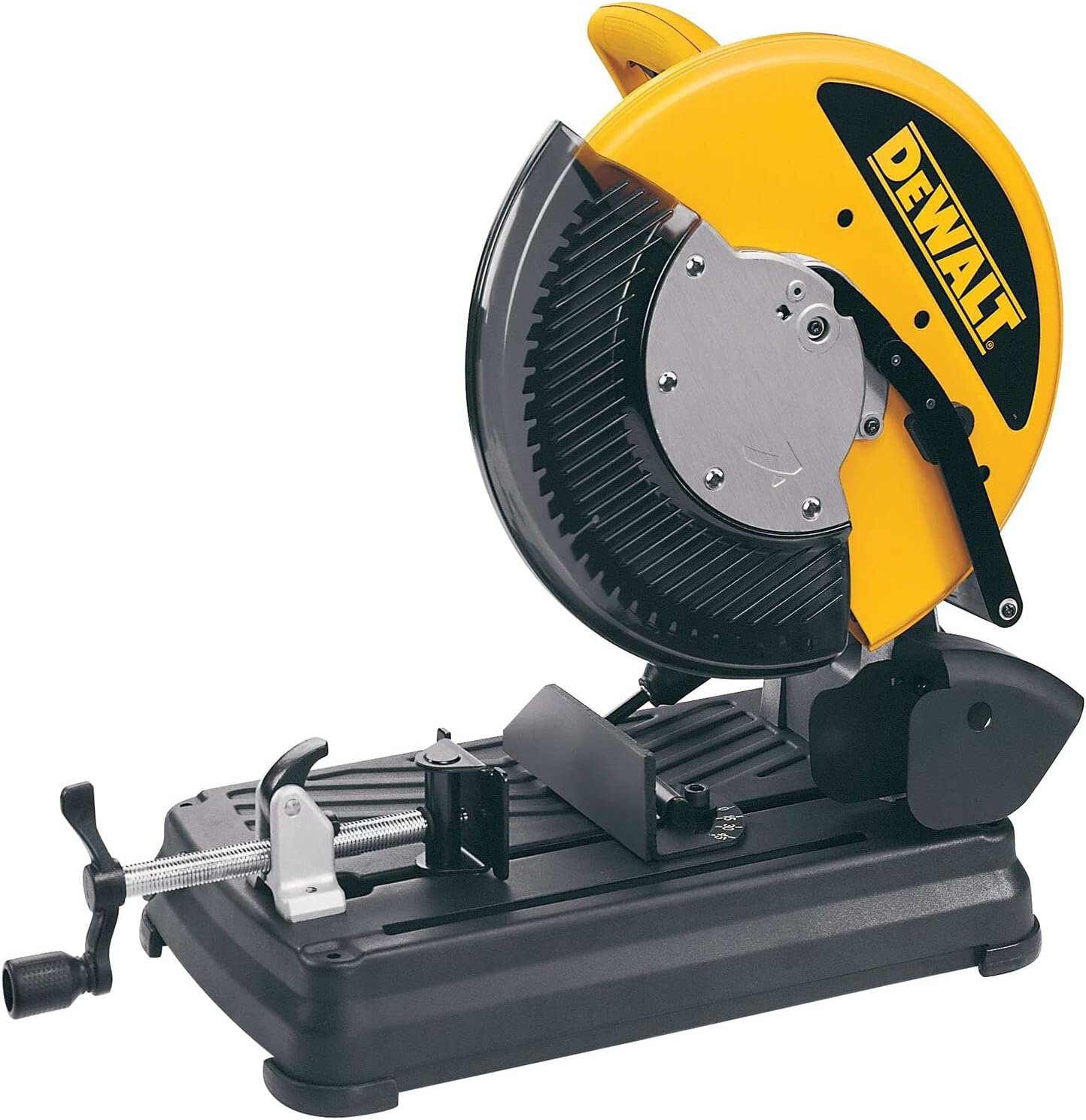 Tronçonneuse à Disque - DW872-QS - Tronconneuse Métaux avec Lame Dents Carbure et Base large en Acier - Cap - de Coupe Max à 90° 10x10cm - Disque Ø355mm - Vitesse 1300tr/min - 2200W