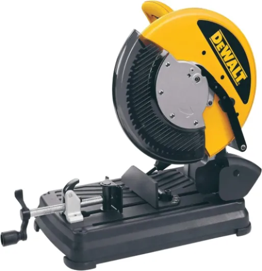 Tronçonneuse à Disque - DW872-QS - Tronconneuse Métaux avec Lame Dents Carbure et Base large en Acier - Cap - de Coupe Max à 90° 10x10cm - Disque Ø355mm - Vitesse 1300tr/min - 2200W