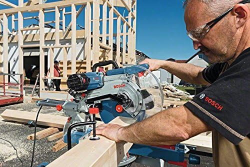 Scie à onglets radiale GCM 12 SDE (capacité de coupe à 0° : 85 x 370 mm, avec diamètre de lame : 305 mm, 1 800 W, avec 1 lame de scie circulaire)