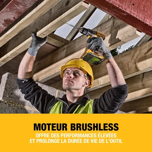 Perceuse-Visseuse compact sans fil XR 18V brushless, avec malette TSTAK (sans batterie), DCD791NT-XJ simple