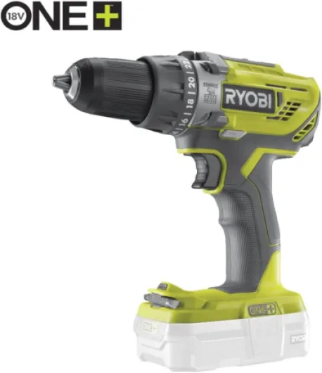 Perceuse à percussion RYOBI 18V One+ sans batterie ni chargeur R18PD3-0 Perceuse à Percussion - Sans batterie - Génération 3 P - Percu - Sans batterie - Génération 3