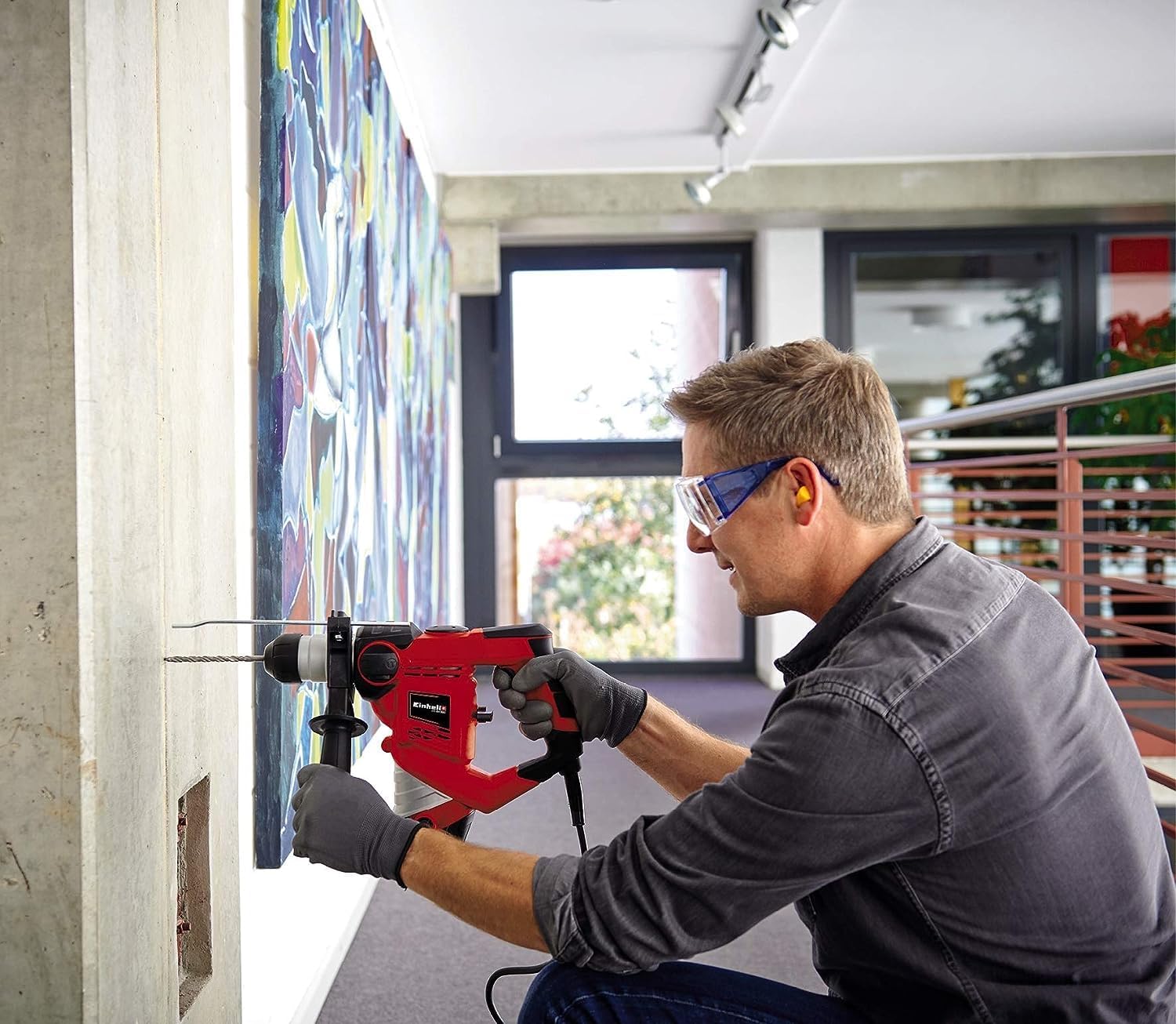 Marteau Perforateur TC-RH 900 (900 W, Mandrin SDS?Plus, et Coffret de rangement Inclus) 900 W / 3,0 J