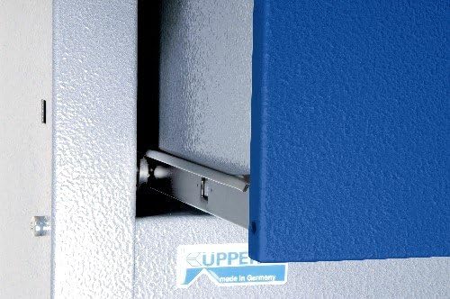 Établi Küpper 12287 Bleu Outremer, 240x84x60cm, 6 tiroirs, 2 Portes, Charge Max - 300 kg, Plan de Travail en hêtre Massif 30 mm