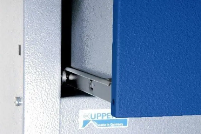 Établi Küpper 12287 Bleu Outremer, 240x84x60cm, 6 tiroirs, 2 Portes, Charge Max - 300 kg, Plan de Travail en hêtre Massif 30 mm