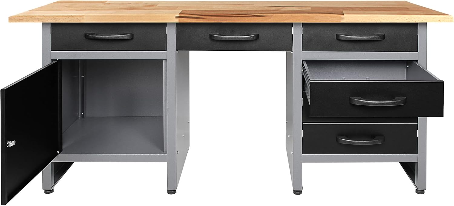 Ondis24 - Etabli Servante d'Atelier (Garage, Hangar) Table de Bricolage avec Tiroirs