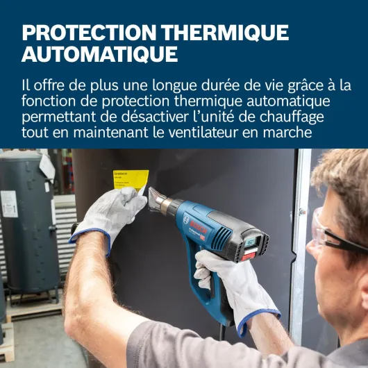 Décapeur thermique GHG 23-66 (jusqu'à 650°C, 4 programmes personnalisables, buses incluses, set de gaines thermorétractables, L-BOXX)