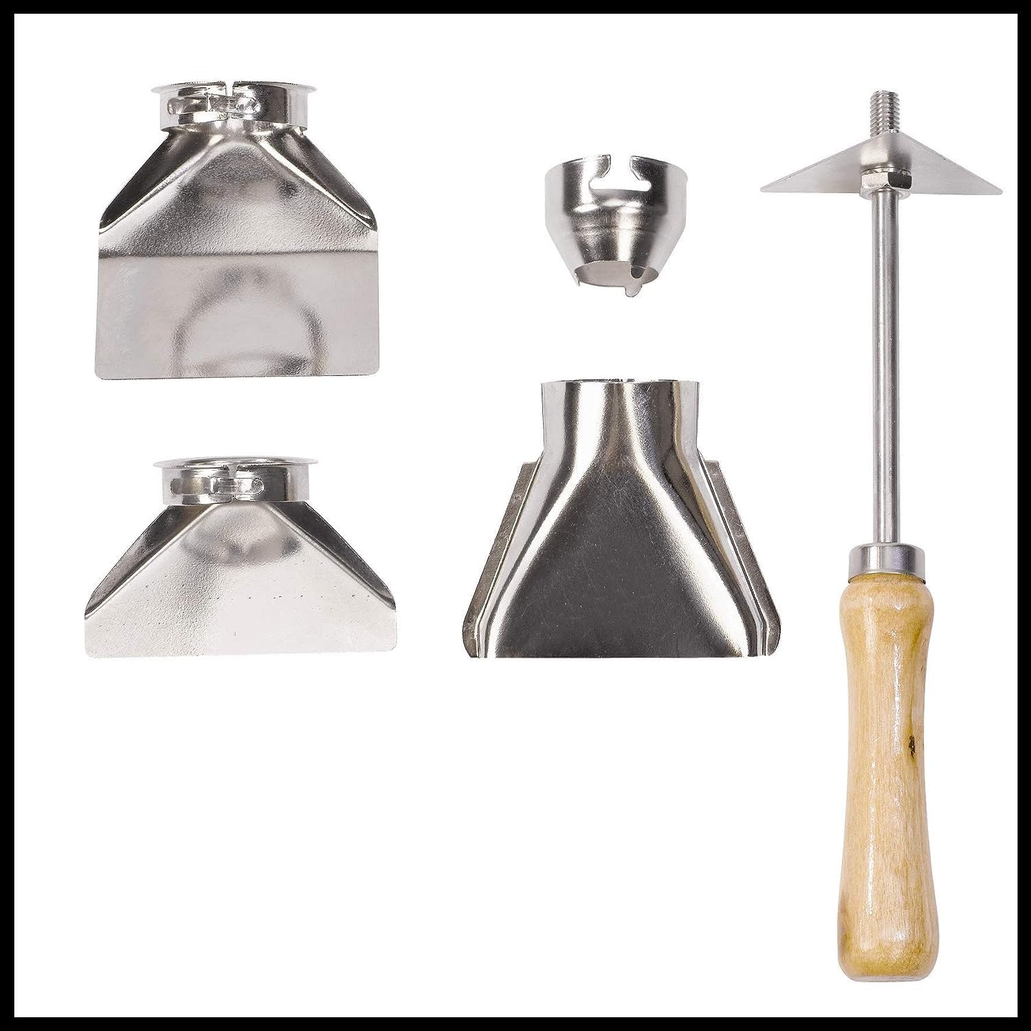 Décapeur Thermique TH-HA 2000/1 (2000 W, Position Stable assurée) Livré avec grattoir à Peinture, buse Large, buse à réflecteur, buse à Jet Plat, buse de réduction