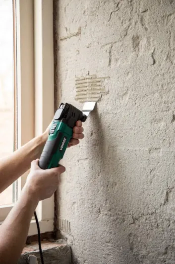 Outil Multifonction Oscillant 300W-Outil Multifonction Avec 60 Accessoires,Sac de Rangement Inclus-2 Lames de Scies, 1 lame de Scie Segmentée, 1 Couteau à Gratter & 50 Feuilles Papier à Poncer 61 accessoires inclus