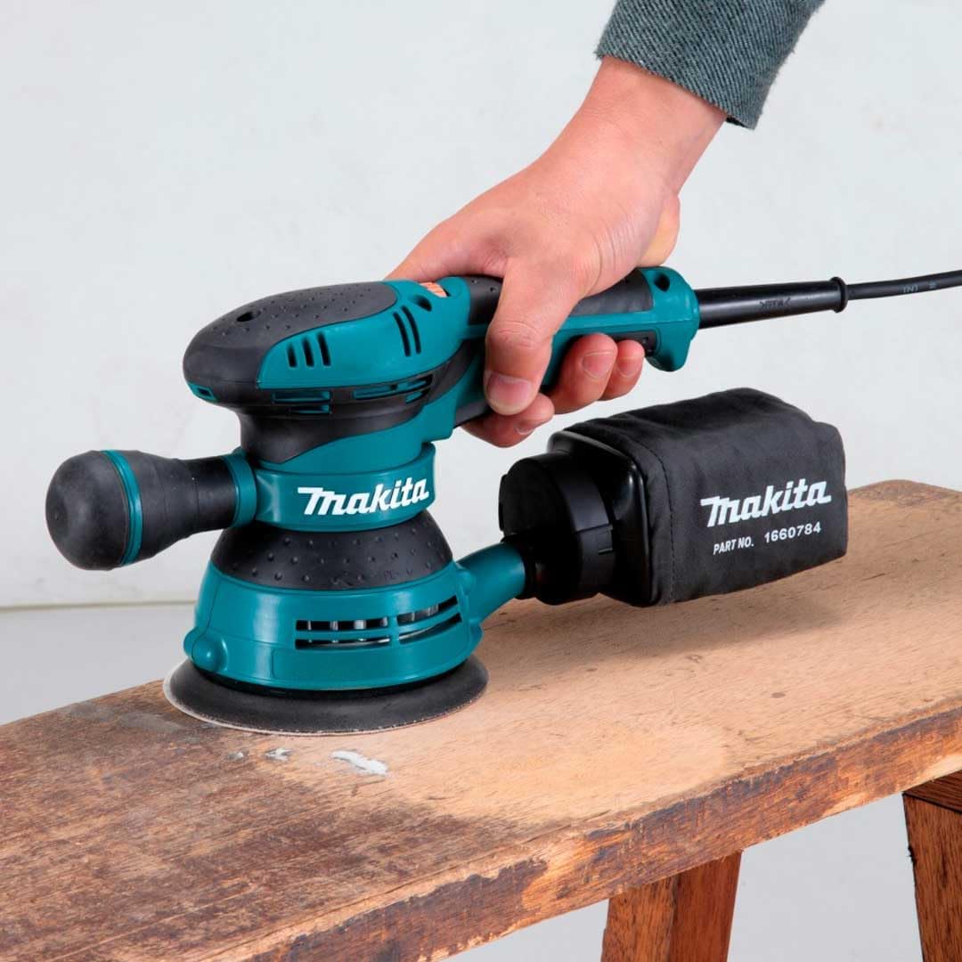 Ponceuse excentrique à variateur 300 W Ø 125 mm - MAKITA BO5041 Unique