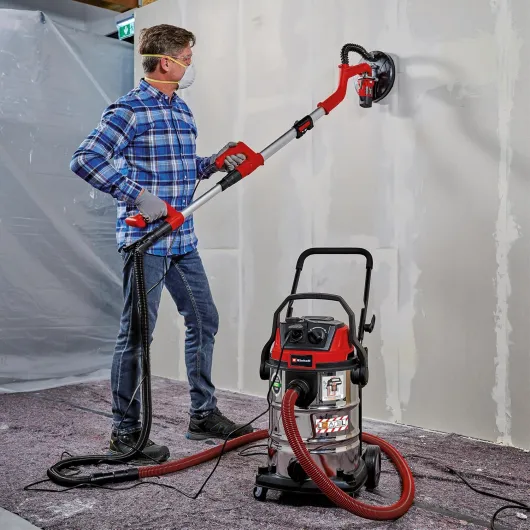 Aspirateur de Chantier Te-VC 2230 SACL (1 400 W, Cuve 30L, Classe de poussières L, pour des poussières de valeurs MAK Sup.1 MG/m³) Vendu avec Plusieurs Buses et filtres 30L Ancienne version