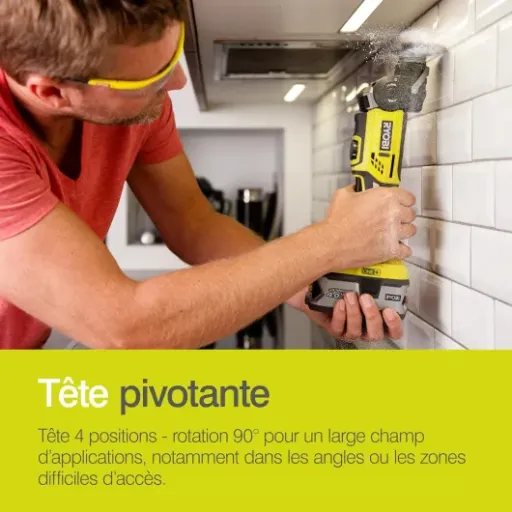 Test Outil Multifonction Oscillant Sans Fil 18V ONE+ R18MT-0 : Un bon compagnon pour le bricolage à la maison