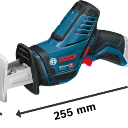 Test Bosch Professional GSA 12V-14 : la scie compacte qui se faufile partout