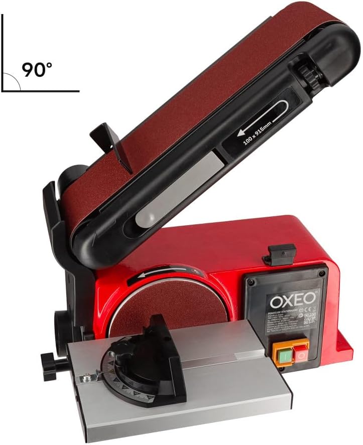 Ponceuse à bande et à disque stationnaire 'CombiMax' 370w - combiné ponceur - 2980tr/min