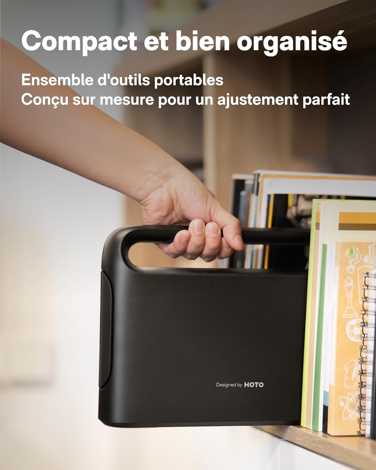 Kit d'outils 40 pièces - Malette outils complète avec tournevis électrique (LED, 3 couples), 14 outils & 26 accessoires，Caisse à outil complete et compacte pour bricolage et réparations，DIY