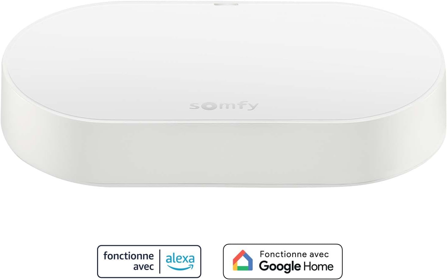 1870755 - Kit de connectivité - Pour contrôler les moteurs et l'éclairage Somfy avec un smartphone - Compatible moteurs io & RTS- Contrôle à la voix via l'Assistant Google, Amazon Alexa, HomeKit