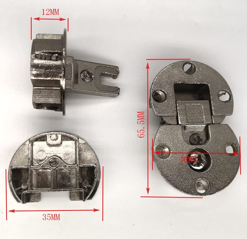 WANLIAN-Charnières de Porte d'Armoire 2 Pièces, pour Portes d'Armoire, Bibliothèques Fournitures de Portes d'Armoires de Cuisine