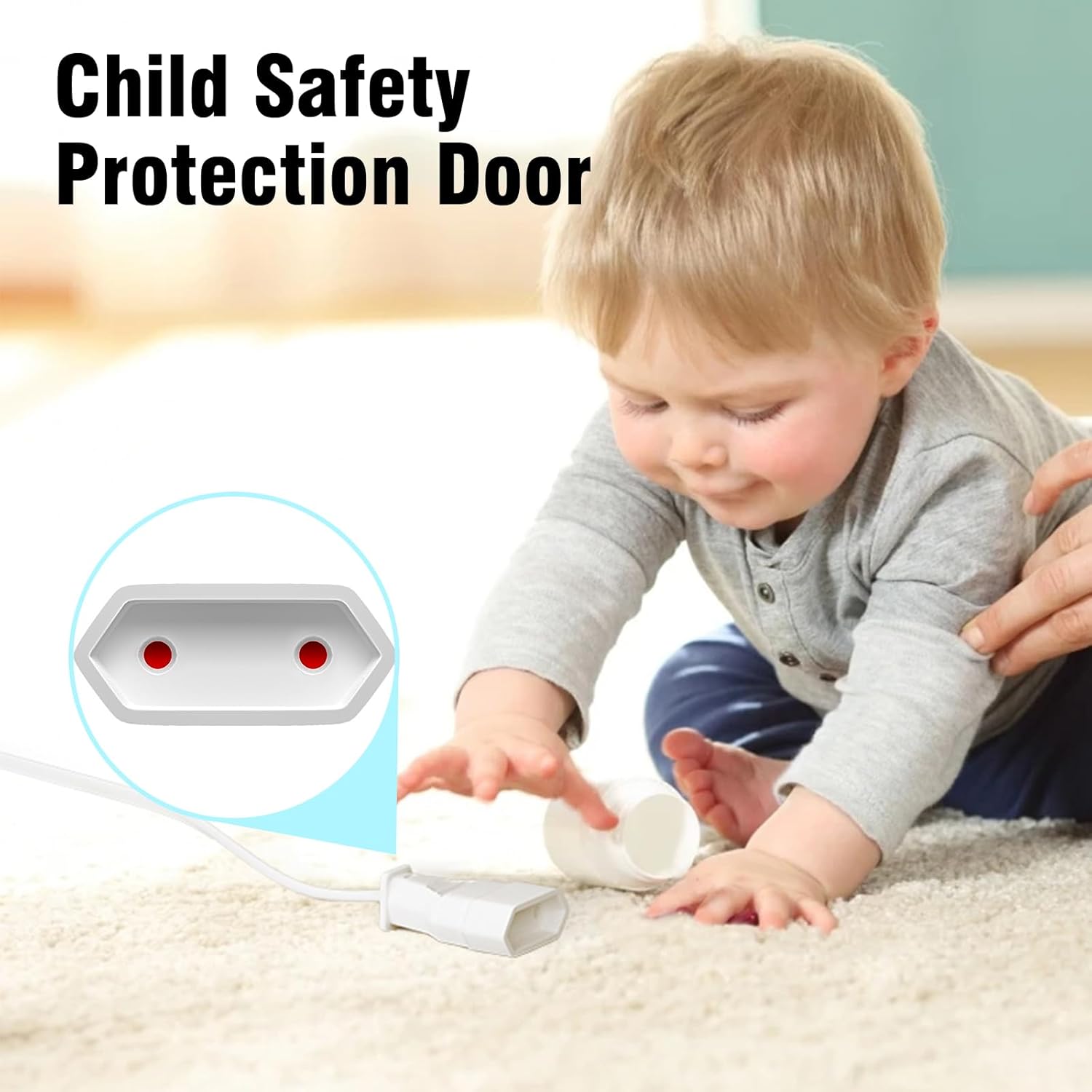 1m Rallonge Câble Euro Électrique Fiche Prise vers Type-C Jack TV PC Moniteur Lampes Beamer Appareils Ménagers (1 Mètre, 2 Pièces)