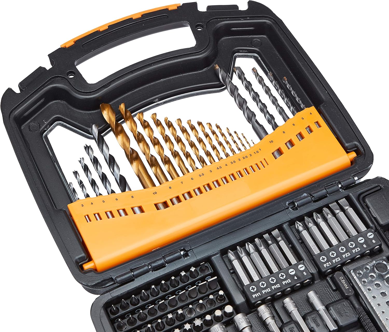 Lot de 100 forets multi-embouts pour perceuse et tournevis