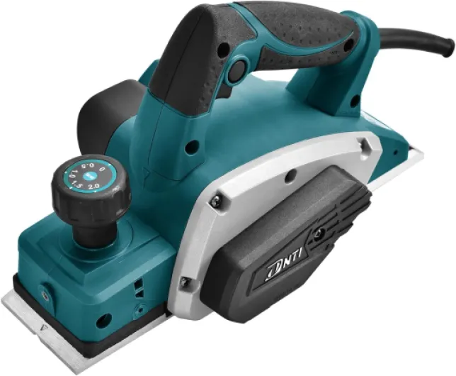 DNTI Rabot électrique 620 W, largeur de rabot 82 mm, raboteuse bois 16000 tr/min, raboteuse electrique profondeur de rabotage 2 mm, 230 V Idéal pour le bricolage et le travail du bois 58215B