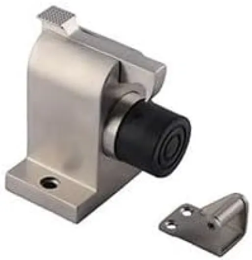 Butoir Porte Lourde "KLOSE besser" àvec Crochet , Inox 304 , Finement Poli.