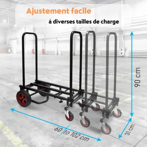 Test Pyle Chariot de Transport PKEQ48 : le chariot pliable qui simplifie vraiment les déménagements et le matos à trimballer