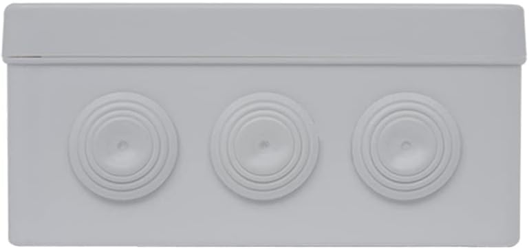 Boîte Dérivation Etanche IP55 - Pour Raccordement Sécurisé des Câbles - Pose en Saillie - Grise - 170 x 100 x 80 mm Moderne