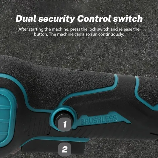 Meuleuse d'angle sans fil Compatible avec batterie Makita 18 V, 100/125 mm 12000 RPM meuleuse d'angle sans fil avec moteur sans balais et couvercle de disque de ponçage (100MM)