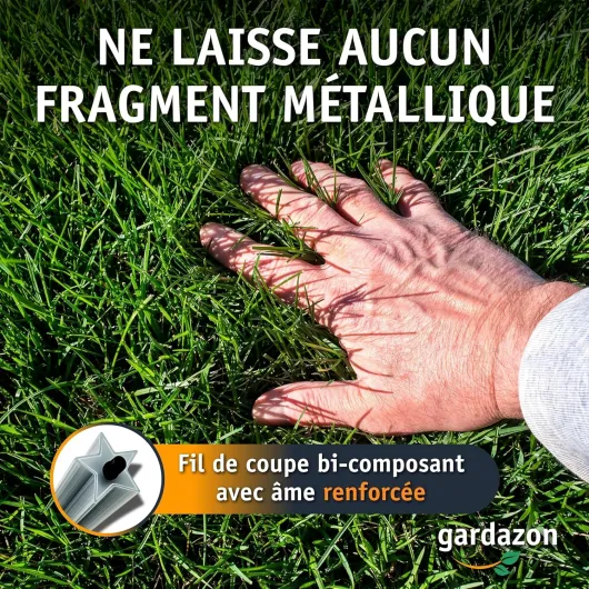 Fil de débroussailleuse 2mm renforce 100m (en étoile) - Attention - Extrêmement Tranchant - Fil Coupe Bordure - Fil pour Rotofil - Bobine de Fil debroussailleuse incassable 100 m 2,0 mm