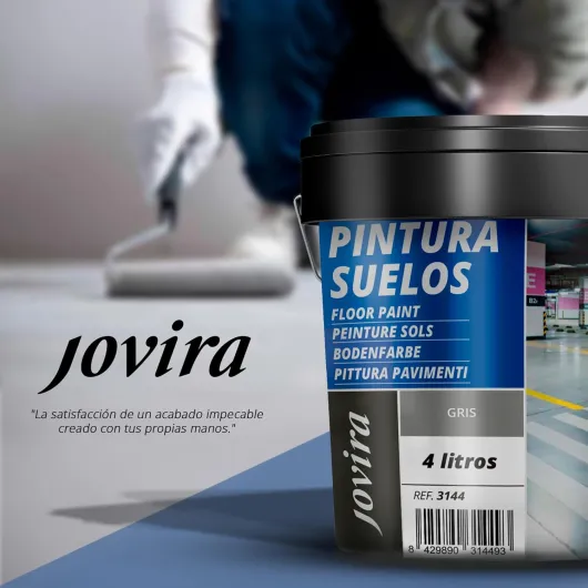 Peinture Sols Garages, Terrains de sport, sols en béton, asphalte et ciment - Protège et décore les surfaces, aspect mat - (4 Litres, Gris) 4 l (Lot de 1) Gris