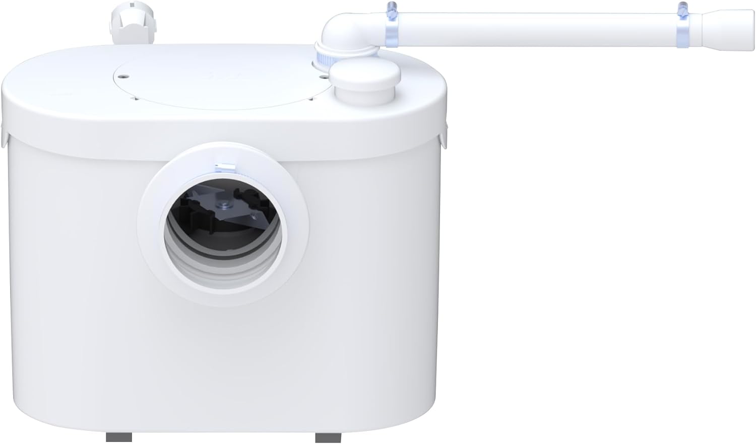 Sanibroyeur Silencieux (46 dB) Up - Broyeur WC à Placer Derrière un WC - Installation Discrète - Maintenance Facilitée - 33,9 x 22,2 x 29 cm - 400W - Made in France