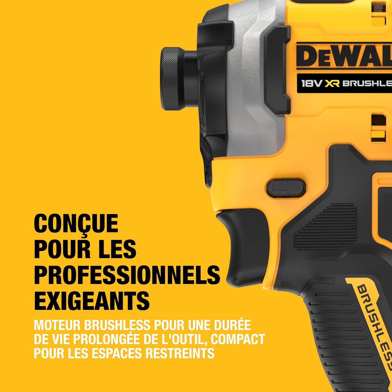 Visseuse à Chocs Compacte XR 18V Brushless, Unité Nue, DCF850N-XJ Durable