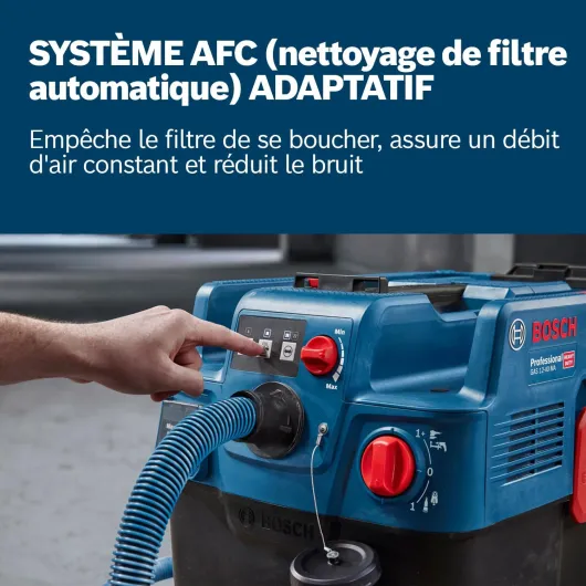 Aspirateur Polyvalent Gas 12-40 MA (1 200 W, système de Nettoyage Automatique de Filtre (AFC), y Compris Filtre Principal, Flexible, Adaptateur PT, Combi Brosse)