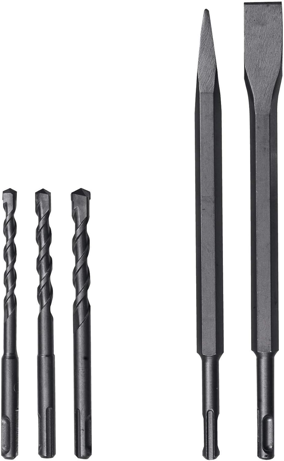 Marteau Perforateur TE-RH 32 4F Kit (1250 W, 5J, SDS-Plus, avec 3 forets: burins pointus et plat) Nouvelle version
