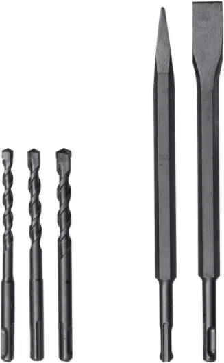 Marteau Perforateur TE-RH 32 4F Kit (1250 W, 5J, SDS-Plus, avec 3 forets: burins pointus et plat) Nouvelle version