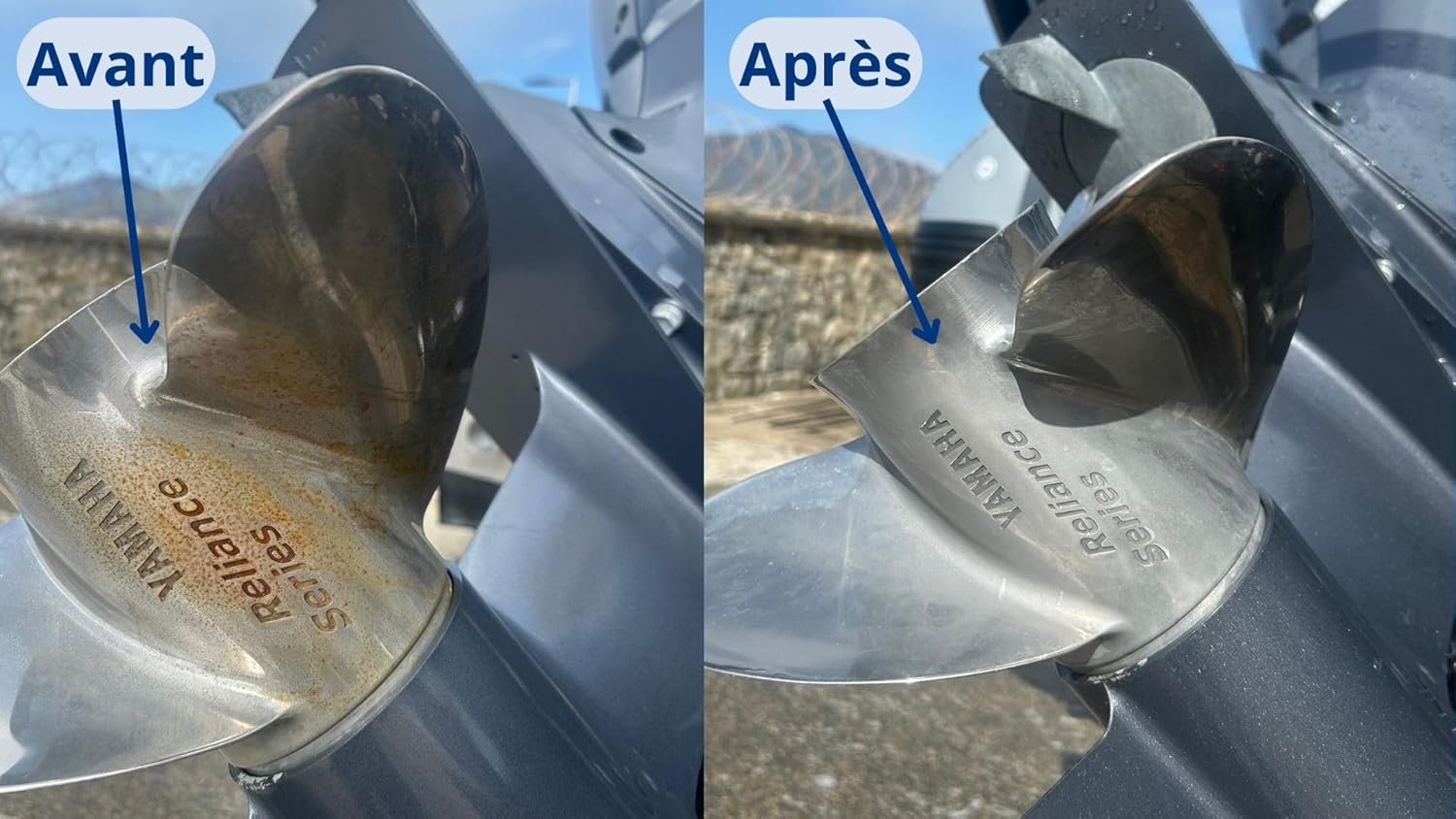 Spécial Carène 5L - Déjaunissant & Dérouillant Haute Performance - Élimine Coquillages, Algues et Traces de Rouille - Idéal Coque, INOX et Pont de Bateau - Fabriqué en France
