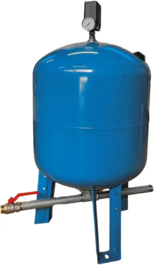 Kit Surpresseur Eau Vertical 200l - 1" Avec Pressostat Et Manomètre