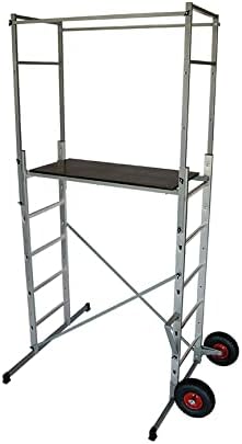 Echafaudage roulant de jardin tout-terrain 1,5m/3,5m en aluminium Selekta H350