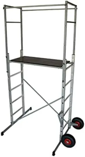 Echafaudage roulant de jardin tout-terrain 1,5m/3,5m en aluminium Selekta H350