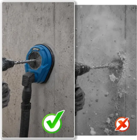 Capot de protection de Marteau Perforateur Électrique Professional dispositif d'aspiration
