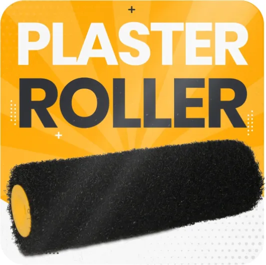 Instalguru Rouleau Pour Mastic 25 cm 8 mm Pour Application Enduit Lissage Mur Plafond Enduit En Spray Outil De Rénovation Intérieure Remplacement Accessoire 80 mm x 250 mm