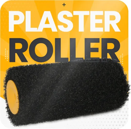 Instalguru Rouleau Pour Mastic 18 cm 8 mm Pour Application Enduit Lissage Mur Plafond Enduit En Spray Outil De Rénovation Intérieure Remplacement Accessoire 80 mm x 180 mm