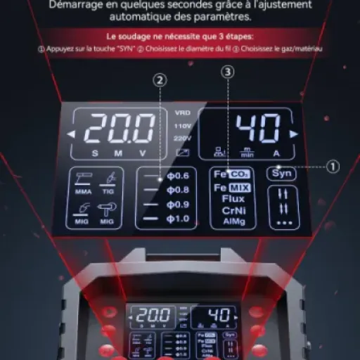 Test ARCCAPTAIN MIG 200 : un vrai couteau suisse pour le bricolage métal à la maison