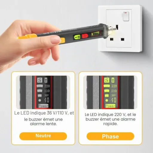 Test SURFOU Détecteur de Tension Sans Contact HY100 : le stylo-testeur pas cher qui fait (à peu près) le job