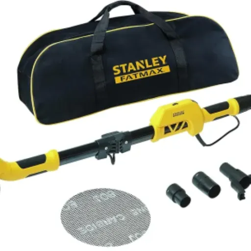 Test Stanley FATMAX SFMEE500S + patins wolfcraft : la ponceuse girafe qui fait le job sans être parfaite