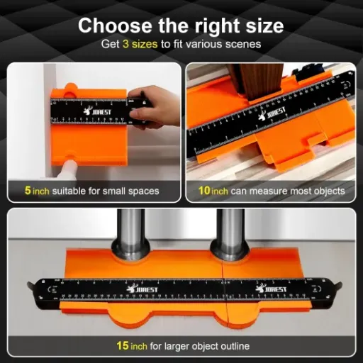 Test Jorest Jauge de Contour 25+12 cm : le gabarit malin pour les découpes chiantes