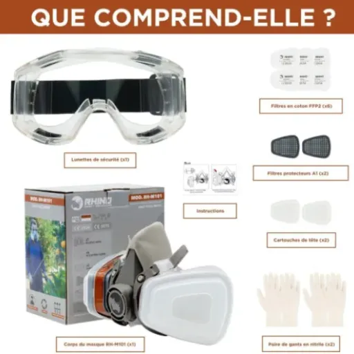 Test RHINO Smart Solutions M101 : le masque de bricolage qui fait le job sans exploser le budget