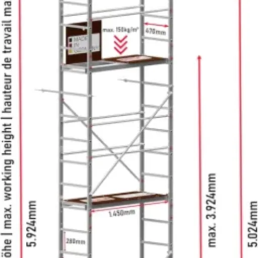 Test ALTEC AluCombine 3.0 (6 m) : l’échafaudage roulant qui fait le job pour les bricoleurs