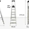 Test Escabeau Aluminium DRABEST 7 marches : léger, haut, mais pas parfait