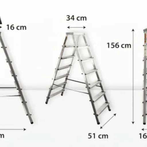 Test Drabest Escabeau 7 Marches : léger, double face et (presque) prêt pour tout à la maison