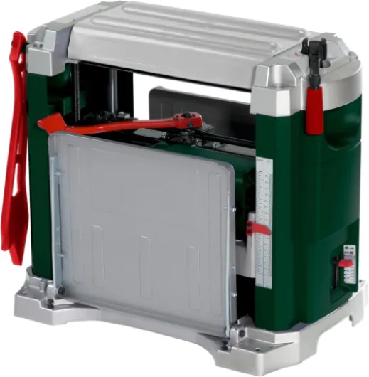 Metabo DH 330-0200033000 - Raboteuse de chantier 1800W, Largeur de Rabotage 330mm, Hauteur de Passage 152mm, Réglage de Précision avec Verrouillage, Tables Escamotables